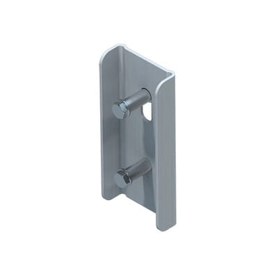 Leiterverbinder Edelstahl V4A (1.4571), außenliegend, für Holm B 25mm x T 60mm