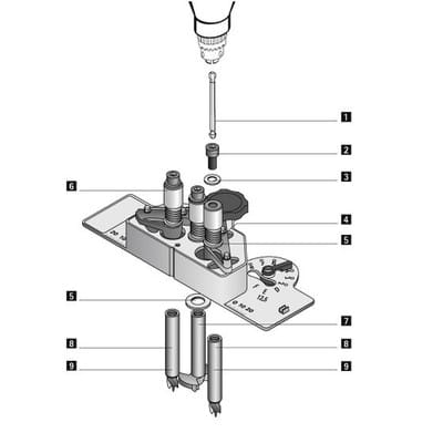DrillJig-Bohrer 20686, Ø 20mm