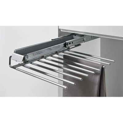 Schrank-Hosenhalter,ausziehbar,9162284,Anz.Hosenhalt.9,Stahl silber