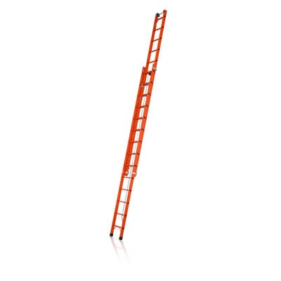Seilzugleiter GFK, 2 x 16 Spr., L ausgef. 4.640mm, L eingef. 8.000mm
