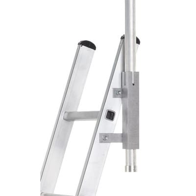 Ausstiegsholm Anb. gerade links L 1.100mm ALU Leiter einteilig, einschiebbar