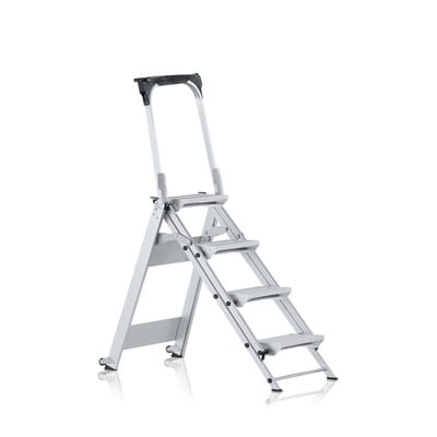 Treppe 4 Stufen, Stufenbreite 360mm, klappbar, Stufe T 205mm