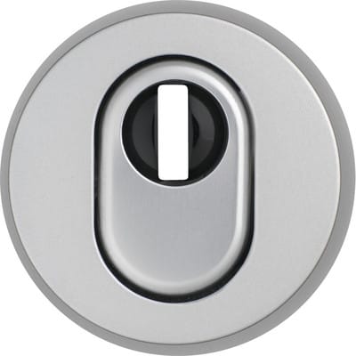 ZT-Schutz-Schlüsselrosette, RHZS415 SB, PZ,RH15, Aluminium, naturfarbig eloxiert