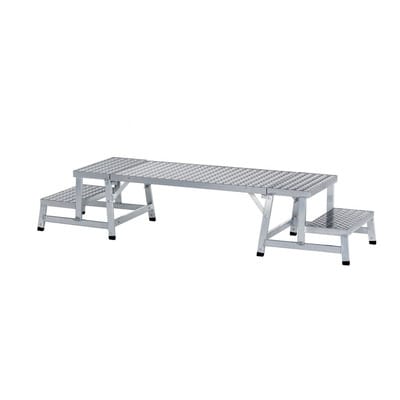 Zwischenmodul, L 1.000mm, B 555mm, Aluminium, geriffelt