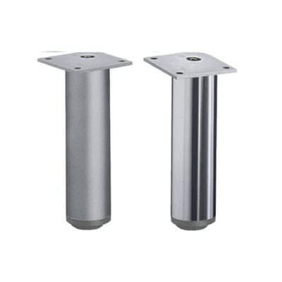 Unterbau-Möbelfuß,Ø 40x150mm, Lano RO, 9119554, silber eloxiert