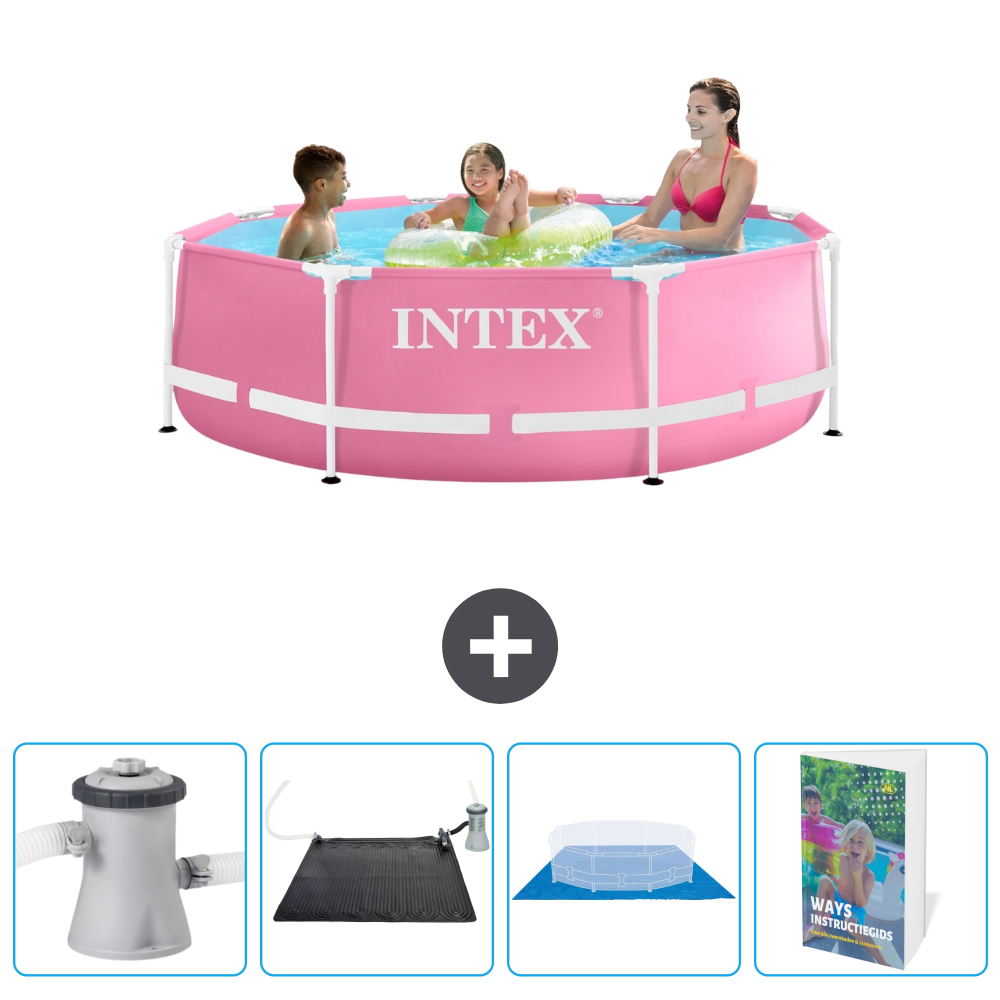 Frame Pool Rund - 244x76 Cm - 5-teilig Scb126