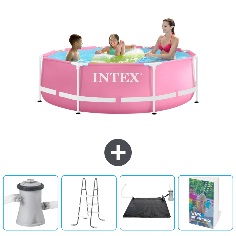 Frame Pool Rund - 244x76 Cm - 5-teilig Scb128