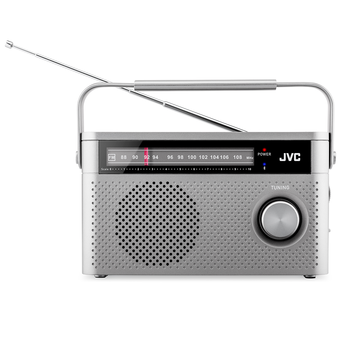 Jvc Ra-e315g Tragbares Radio Fm Bluetooth 2w Netz-/batteriebetrieb Grau