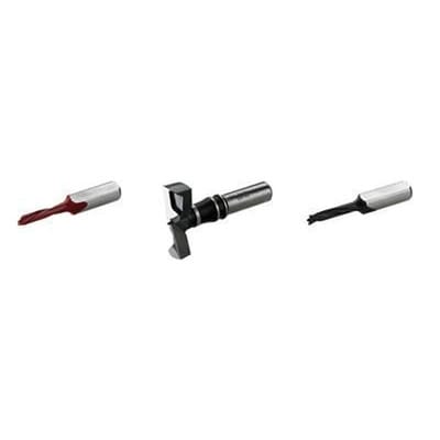 Bohr- und Einpressautomat-Bohrer, Ø8mm,L 57mm,Schaft Ø 10mm, links = rot 53818