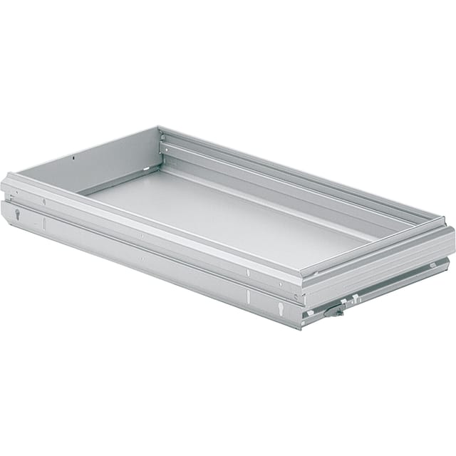 Büroschrank-Stahlschubkasten, Systema Top 2000 9011947, Stahl aluminiumoptik