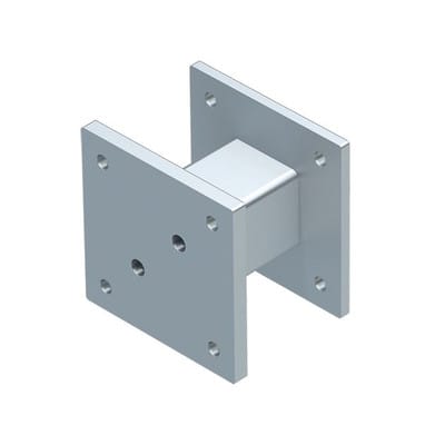 Distanzsegment für Podestplatte L 140 mm, Edelstahl