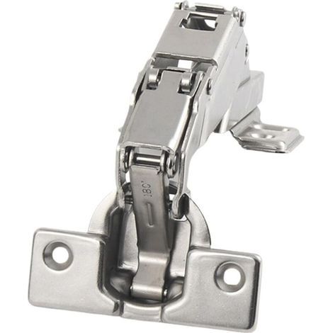 Scharnier – 180 Grad – Soft-close – Für Küchenschränke, Badezimmerschränke – 2 Stück