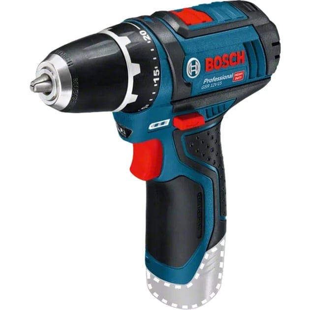 Akku-Bohrschrauber GSR 12V-15, 2x4,0Ah, 39-teiligZB, Tasche