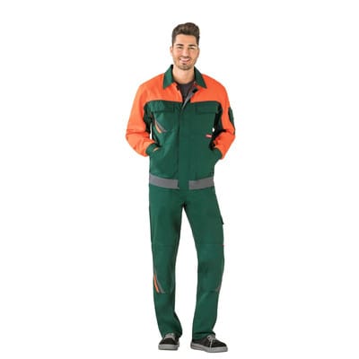 Bundjacke 2412 grün/orange/schiefer, Größe 98
