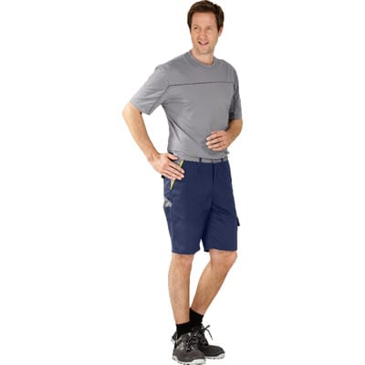 Shorts 2473 marine/gelb/zink, Größe 4XL