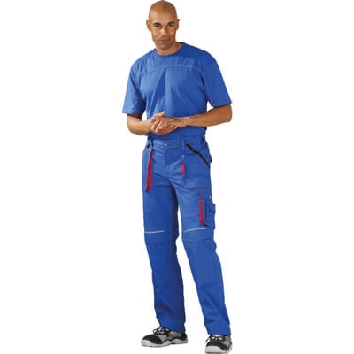 Bundhose 2821 kornblau/rot, Größe 48