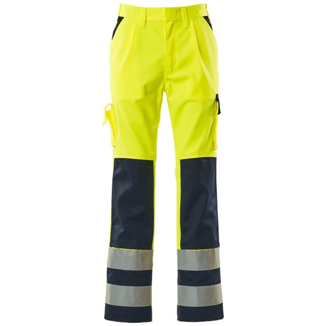 Warnschutz-Bundhose Olinda 07179-470, warngelb/marineblau, Größe C46, 90