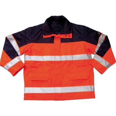 Warnschutzjacke Savona 00930-880, warnorange/marineblau, Größe XL
