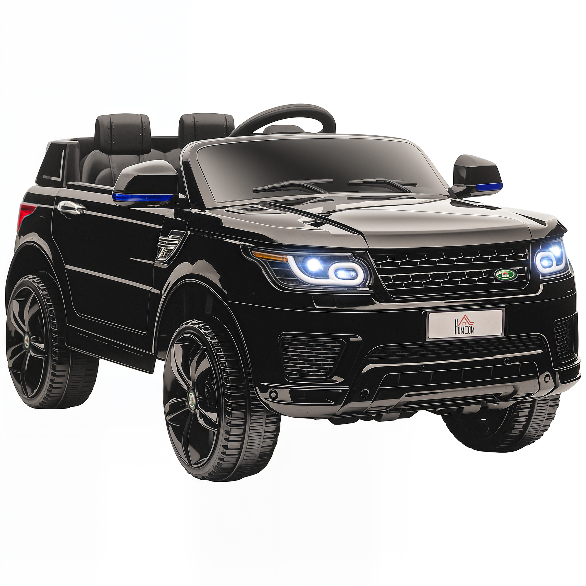 Elektrisches Suv Für Kinder Von 3 Bis 6 Jahren, 12-v-batterie, 2 Motoren, Fernbedienung, 110 X 68 X 52 Cm, Schwarz