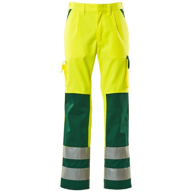 Warnschutz-Bundhose Olinda 07179-470, warngelb/grün, Größe C58, 76