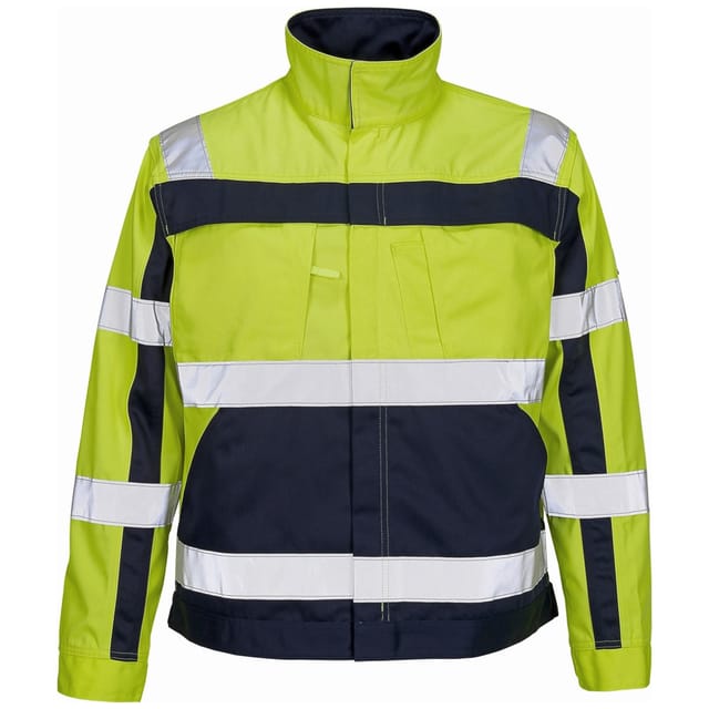 Warnschutzjacke Cameta 07109-470, warngelb/marineblau, Größe 2XL