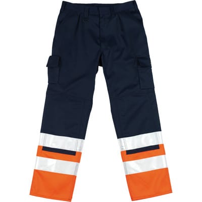 Arbeitshose Patos 12379-430, marineblau/orange, Größe C50, 76