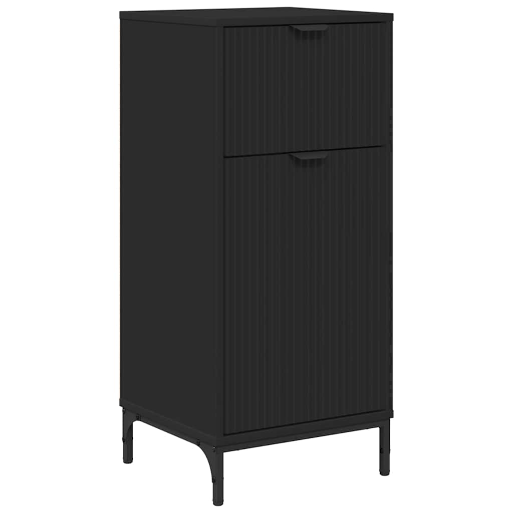Maison Exclusive - Badezimmerschrank Mit Schubladen Schwarz 39,5