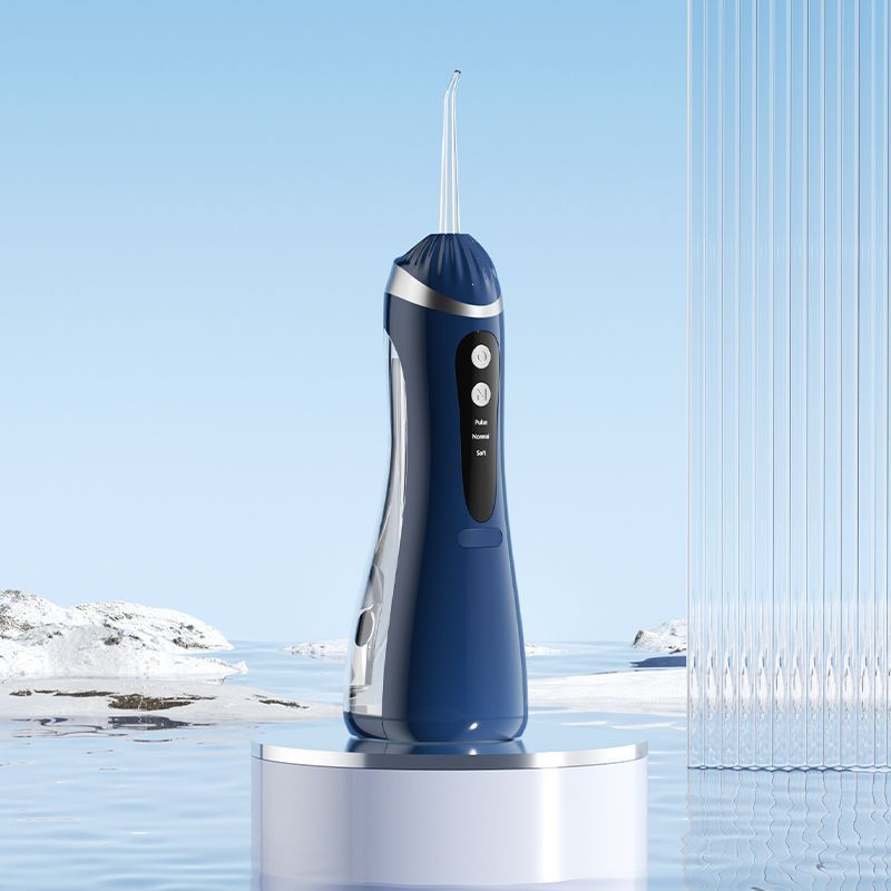 4-in-1 Mundreiniger, Wasserdicht Nach Ipx7, Lange Akkulaufzeit, Tragbar, Hochdruck-pulsspülung (blau)
