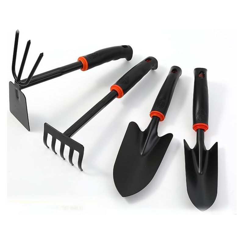 4-teiliges Gartengeräte-set, Handrechen, Gartenschaufel, Gartengeräte Zum Jäten Oder Umgraben