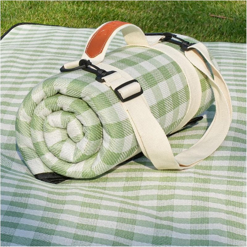 Wasserdichte, Faltbare Und Maschinenwaschbare Picknickdecke, Ideal Für Camping, Strand, Parks, Terrassen Und Musikfestivals.