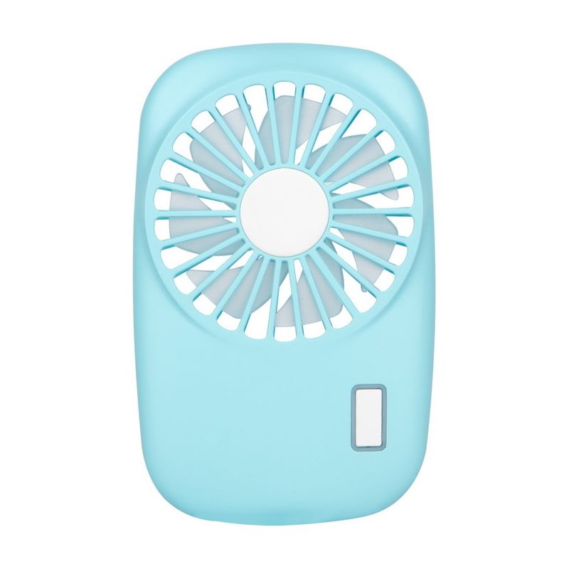 Leistungsstarker Blauer Mini-taschenventilator, Kleiner Tragbarer Ventilator, Einstellbare Geschwindigkeit, Usb-aufladbare Kühlung