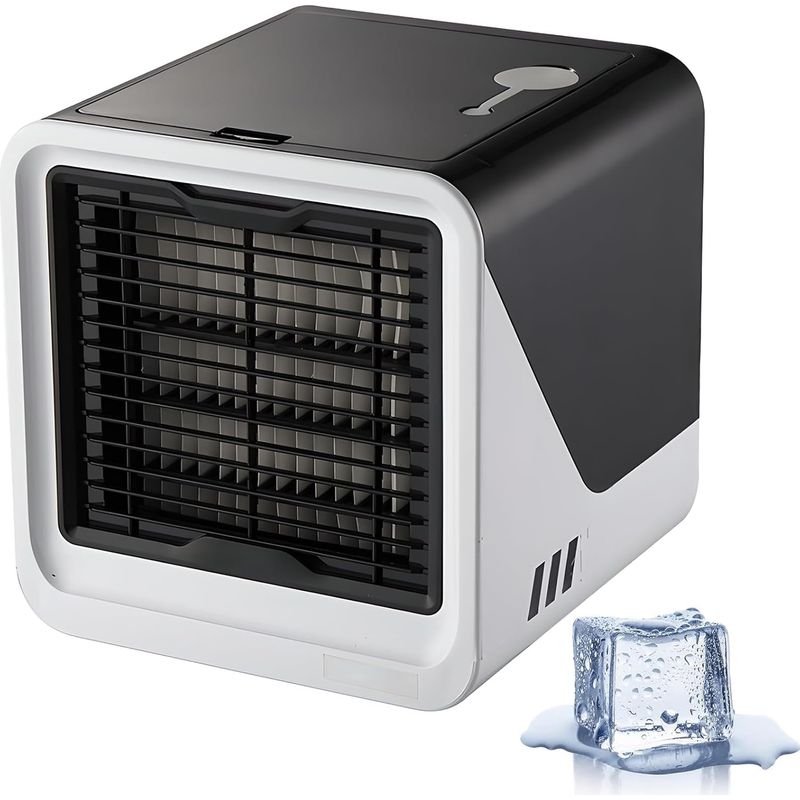 Tragbarer 500-ml-luftkühler, 3-in-1-ventilator Mit Einstellbarer Geschwindigkeit, Mini-klimaanlage Für Zuhause Und Büro