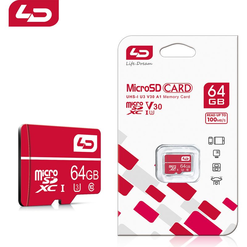 64 Gb High-speed Ld Tf Speicherkarte Für Mobiltelefone, Autorekorder, Kameras, Sd-speicherkarten