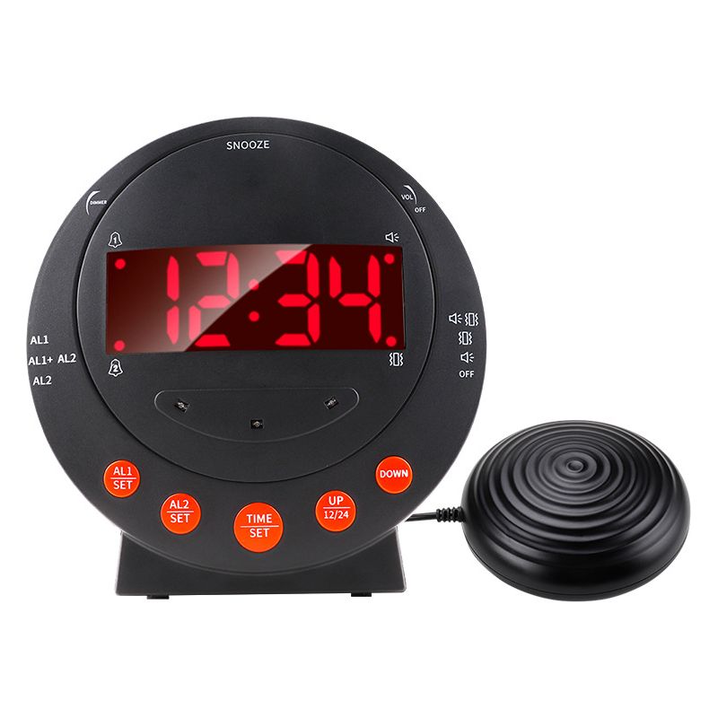 Besonders Leistungsstarker Vibrationswecker, Speziell Entwickelt Für Tiefschläfer Und Menschen Mit Hörbeeinträchtigungen.
