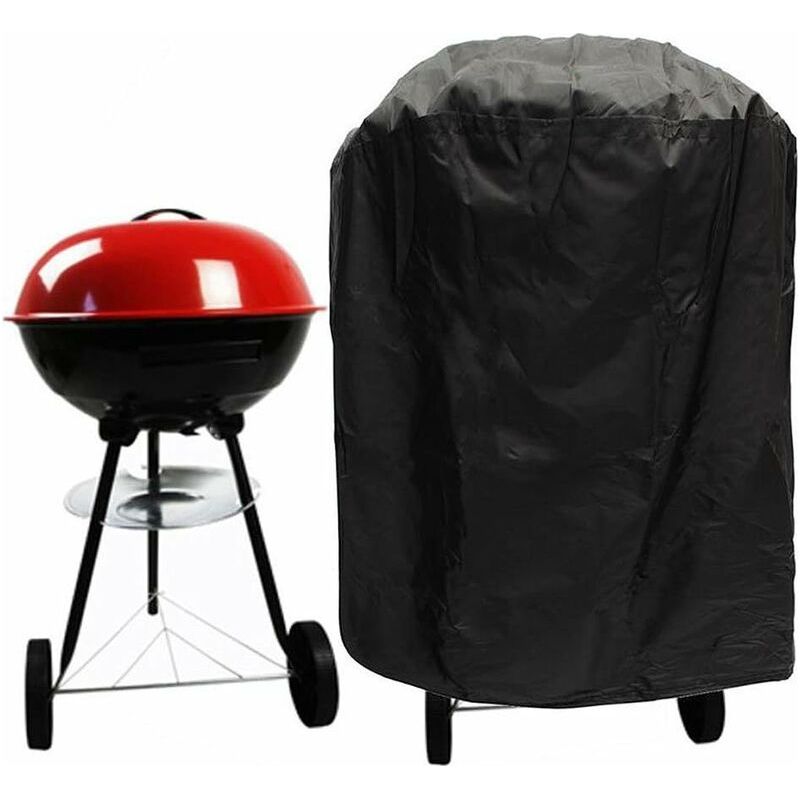Runde Grillabdeckung, Wasserdicht, Staubdicht, Atmungsaktiv, Geeignet Für Grills, Mit Aufbewahrungstasche