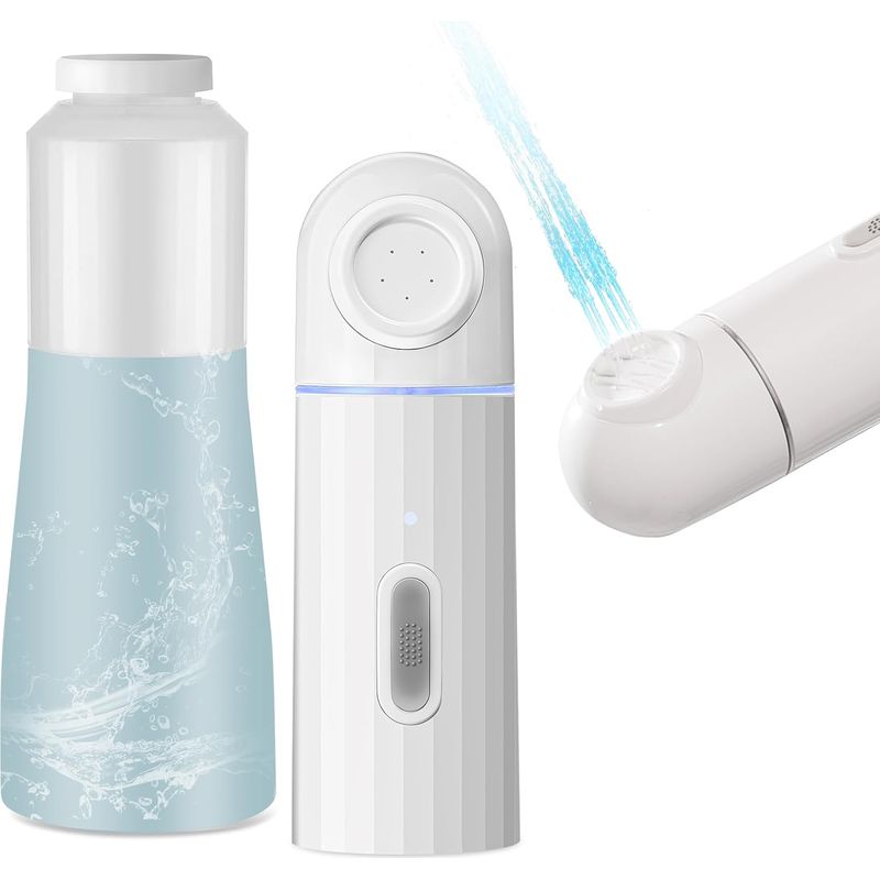Tragbarer Und Wasserdichter Elektrischer Hochdruckreiniger Mit 350-ml-flasche, 2 Betriebsmodi, Geeignet Für Reisen, Hochdruckreiniger