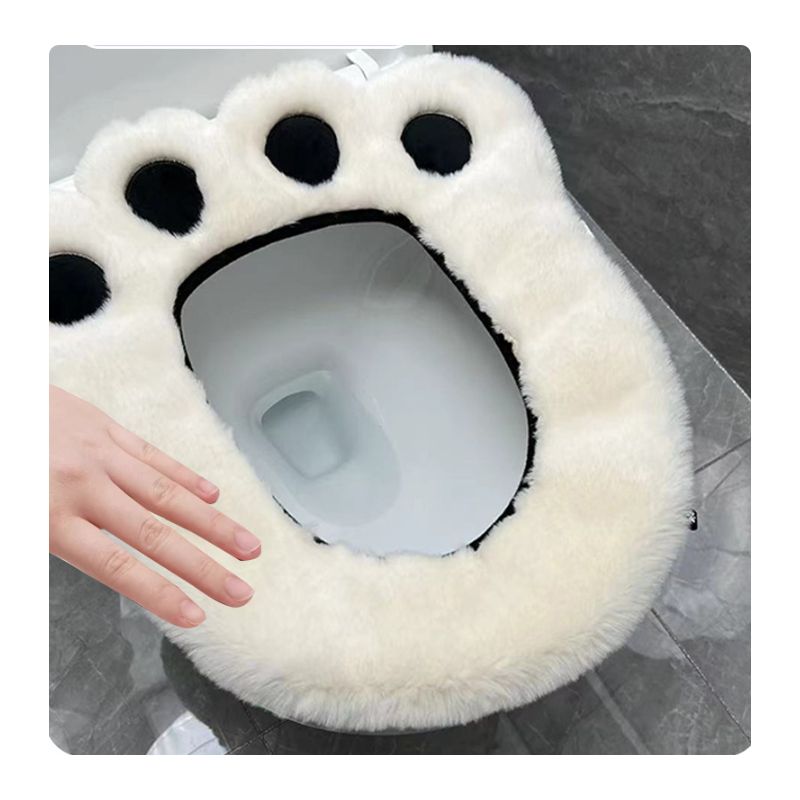 Selbstklebendes Toilettensitzkissen In Form Einer Bärenpfote, Ideal Für Alle Jahreszeiten.