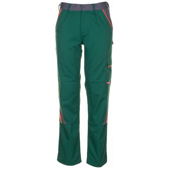 Bundhose 2422 grün/orange/schiefer, Größe 42