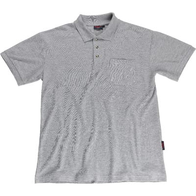 Berufs-Poloshirt Borneo 00783-260, grau, Größe M