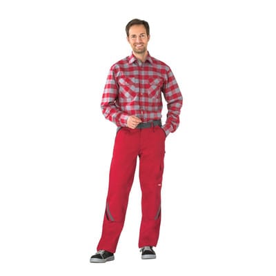Bundhose 2326 rot/schiefer/schwarz, Größe 114