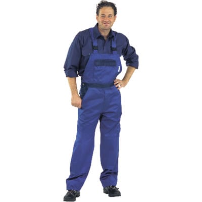Latzhose 1221 kornblau/marine, Größe 114