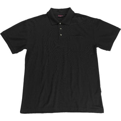 Berufs-Poloshirt Borneo 00783-260, schwarz, Größe L
