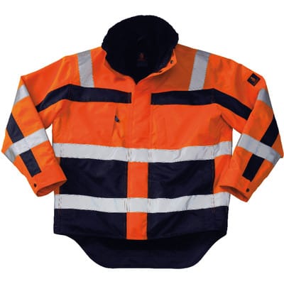 Pilotjacke Teresina, orange/blau, Größe XL