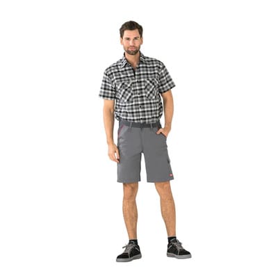 Shorts 2371 zink/schiefer/rot, Größe M