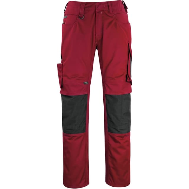 Berufshose Mannheim 12679-442, rot/schwarz, Größe C54, 82