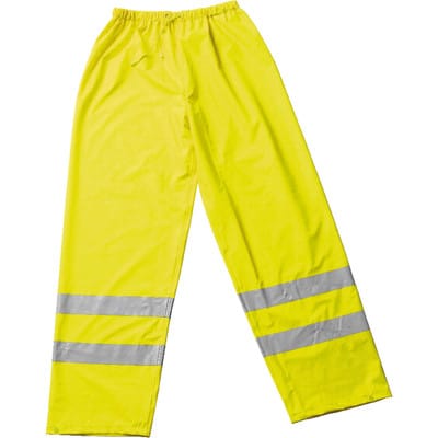 Warnschutz-Regenhose Wolfsberg 50102-814, warngelb, Größe 3XL