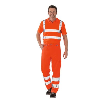 Bundhose 2011 warnorange, Größe 60