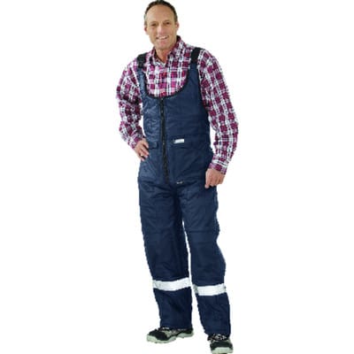 Wetter- und Kälteschutz-Latzhose Kühlhaus 5133 marine/kornblau, Größe XL