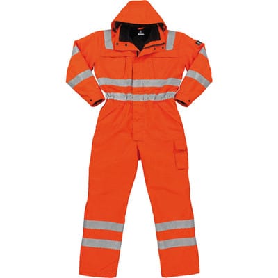 Warnschutz-Kombination Tombos 11119-880, warnorange, Größe XL