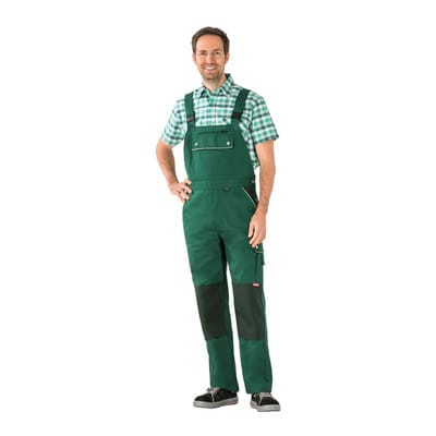 Latzhose 2131 grün/grün, Größe 58
